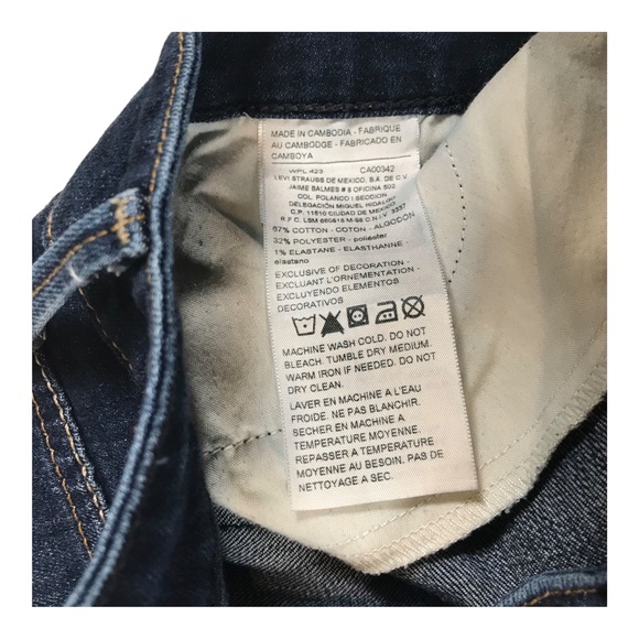 Levi’s Signature Modern Slim Cuffed Jeans - Picture 10 of 12